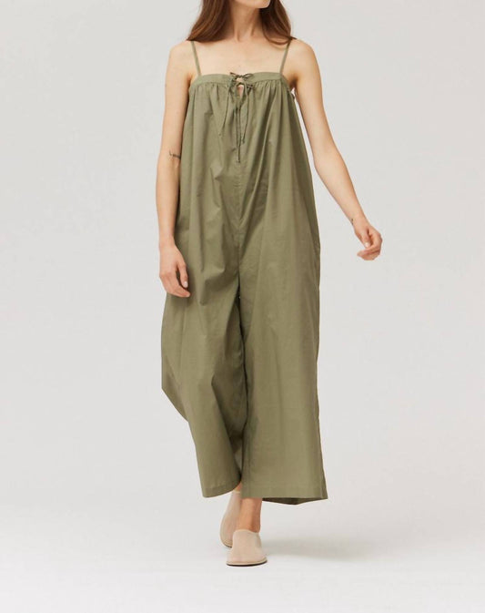 Grade & Gather - Cotton Strap Jumpsuit