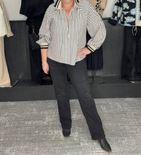 Entro - Striped Monochrome Shirt