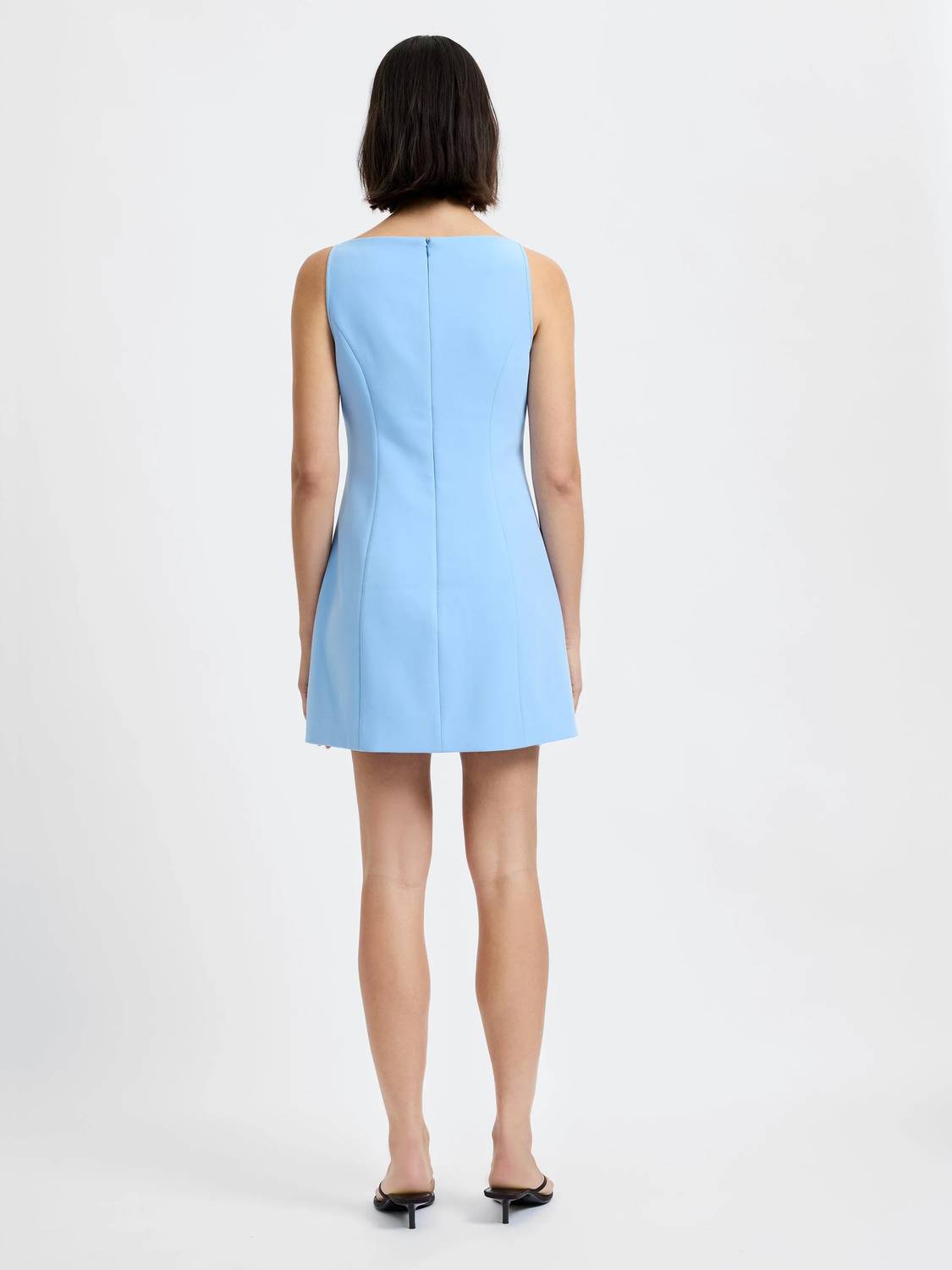French Connection - Azra Twill Square Neck Dress