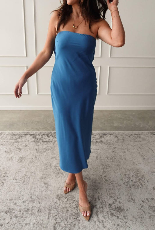 Le Lis - Strapless Open Back Dress