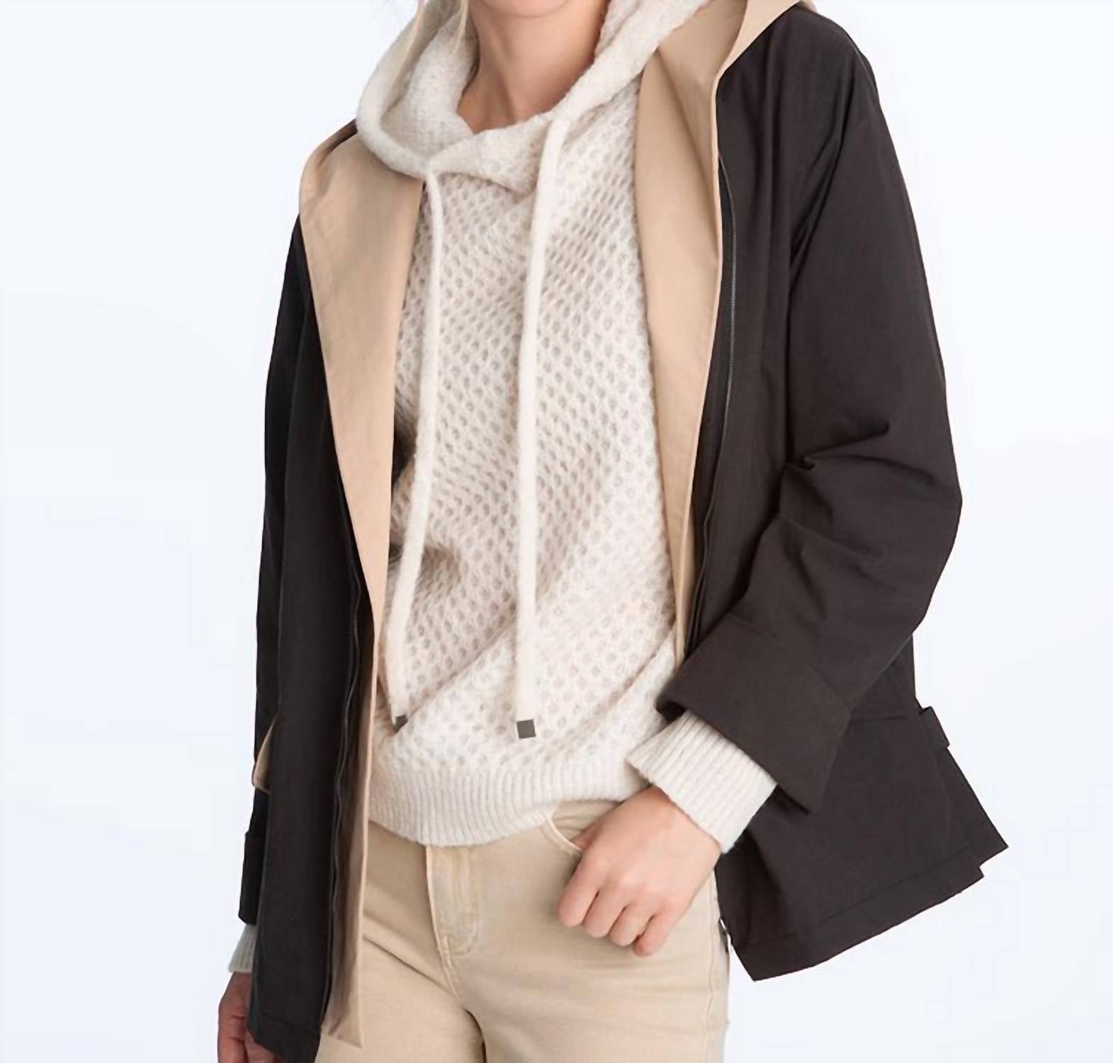 Elliott Lauren - Two Tone Hooded Jacket