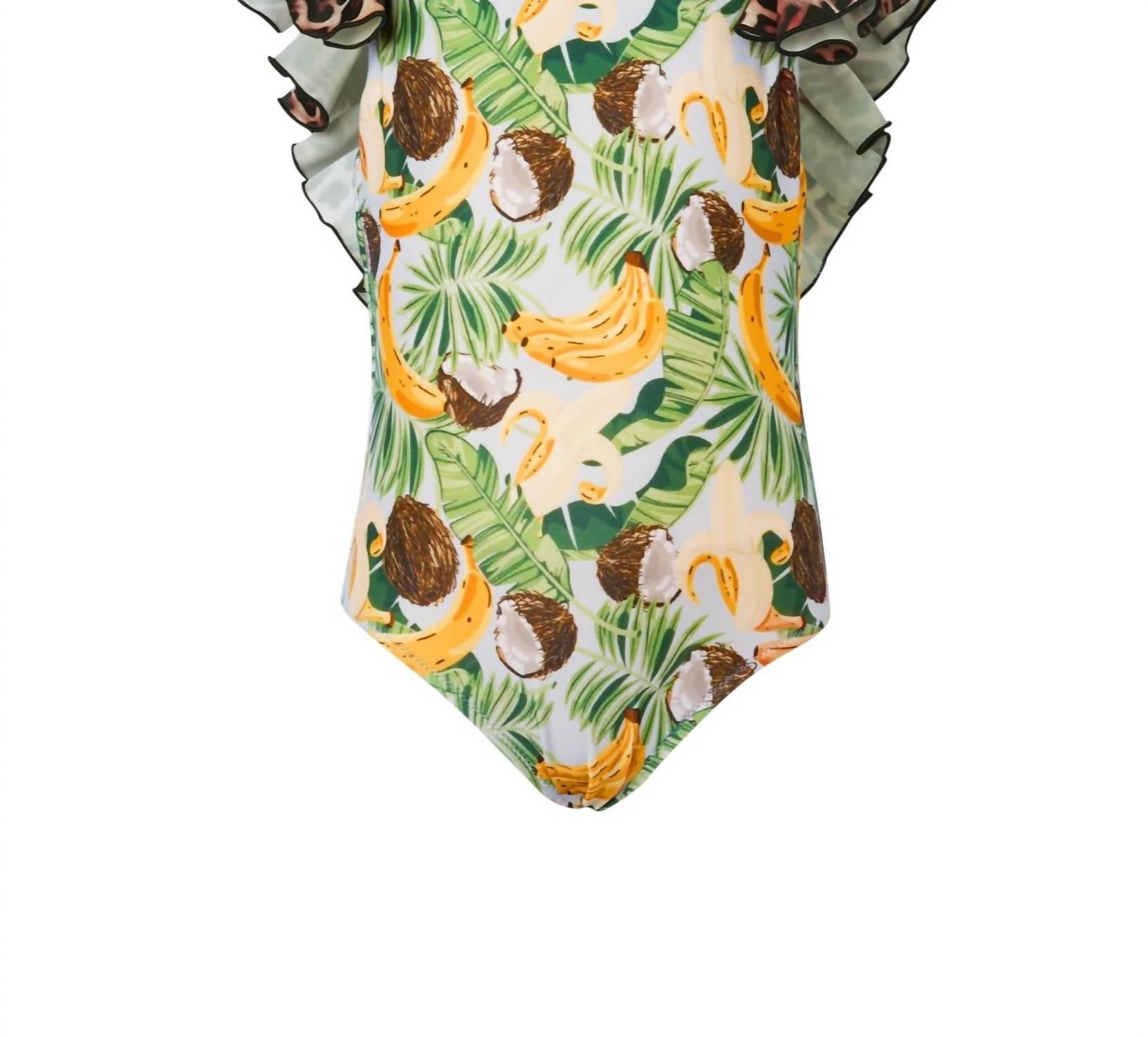 Lia Sahara - Girl's Ruffled One Piece Swimsuit