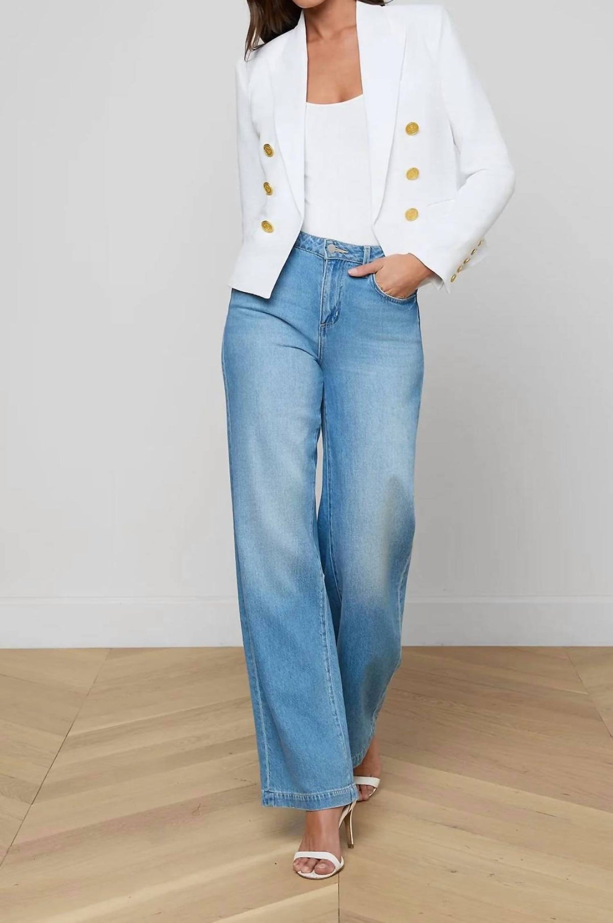L'Agence - Brooke Open Front Blazer