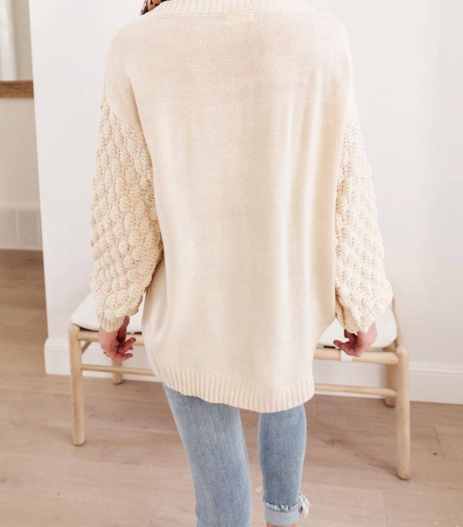 Bubbly B Sweater
