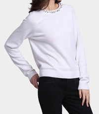 Minnie Rose - Jewel Neck Sweater