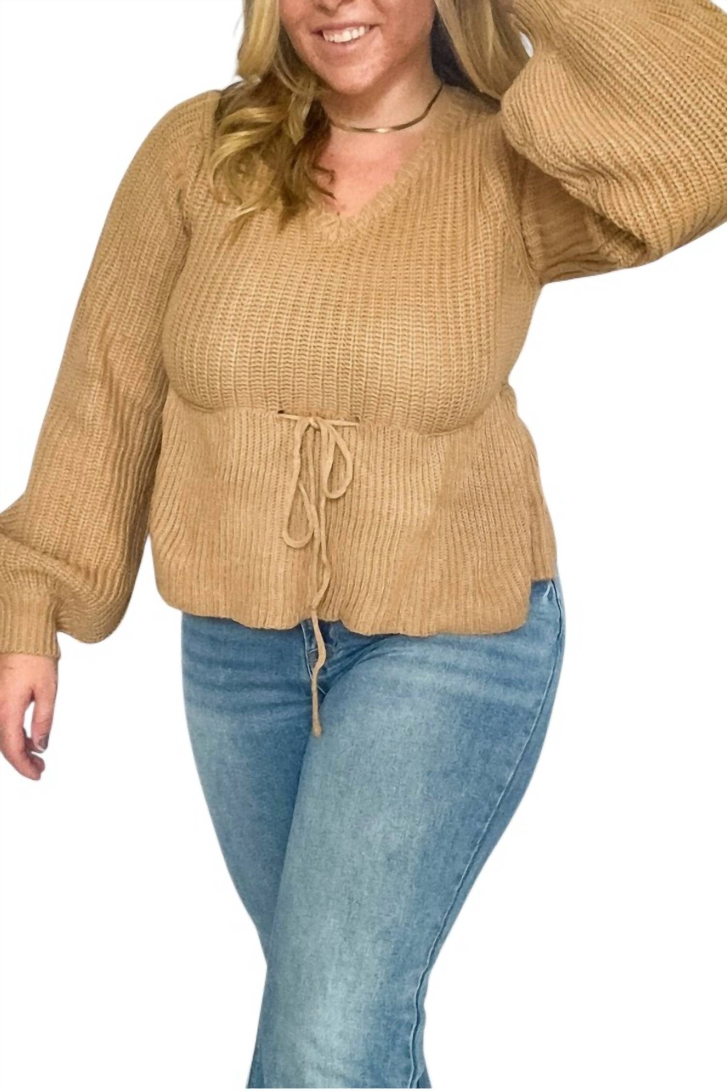 Le Lis - Sadie Puff Sleeve Sweater