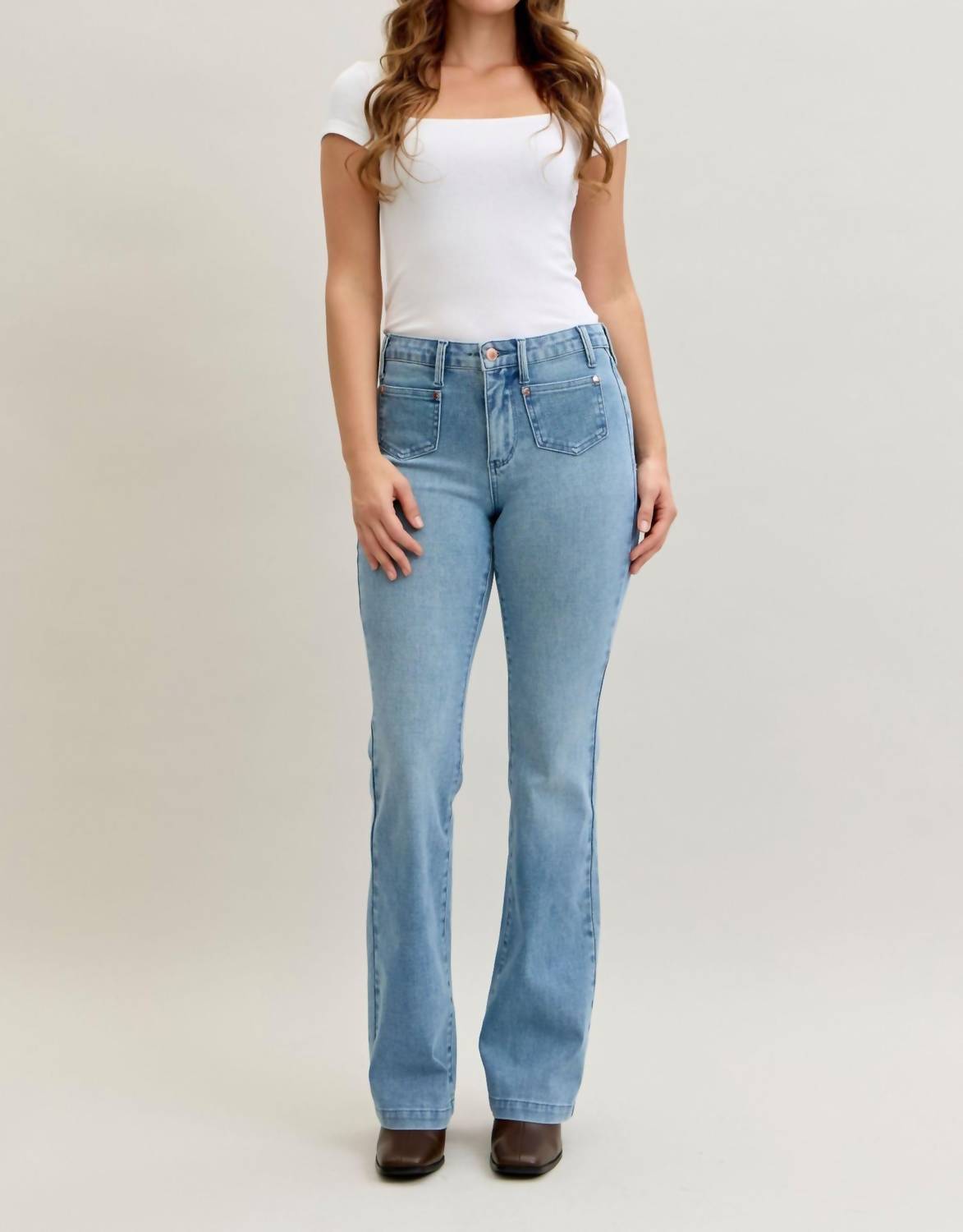 Judy Blue - Mid Rise Bootcut Jeans