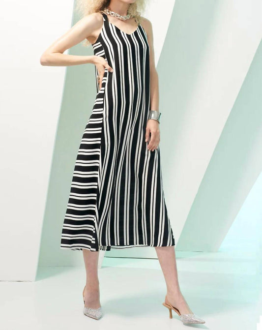 Picadilly - Long-length Striped Midi Dress