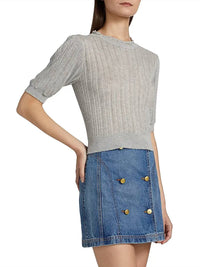 Ulla Johnson - Gemma Short Sleeve Knit Top