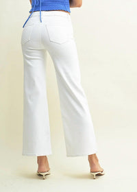 JUST USA Gracy Denim Jeans in white - women's jeans - detail view