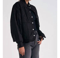 Elan - Quilted Bomber Tencel Jacket