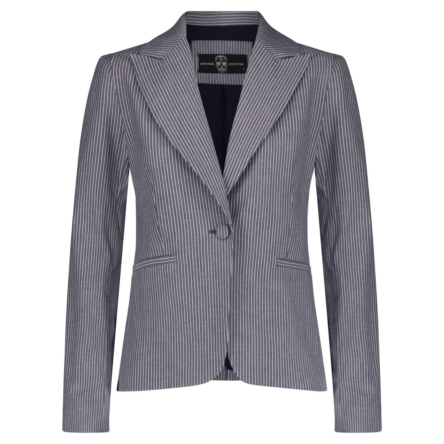 Hipchik - Women's Queen Of Blazer Pinstripe