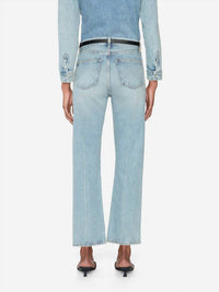 Frame - Vertical Crop Straight Leg Jean