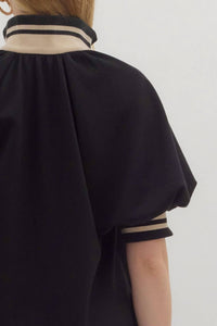 Entro - Balloon Sleeve Mini Dress