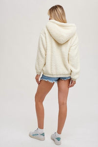 Bluivy - Sherpa Hoodie Pullover Jacket