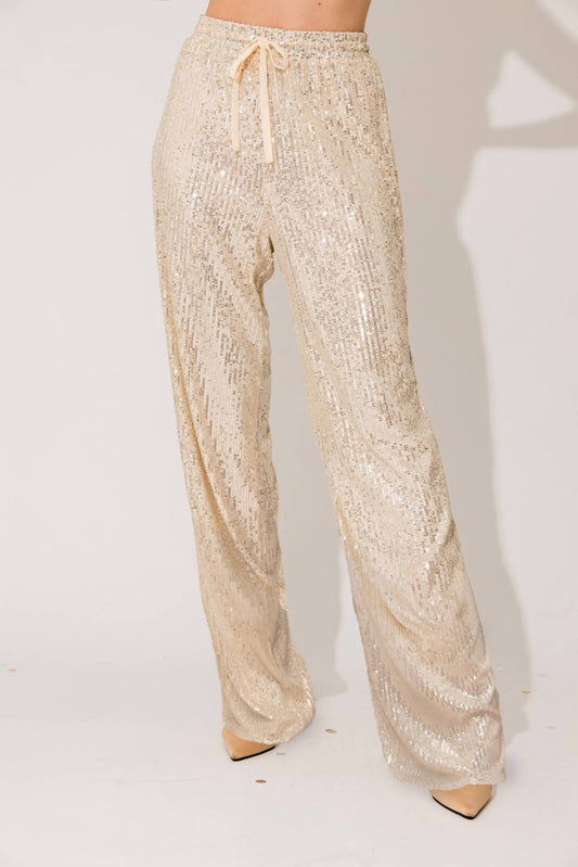Gilli - Sequins Straight Leg Pants