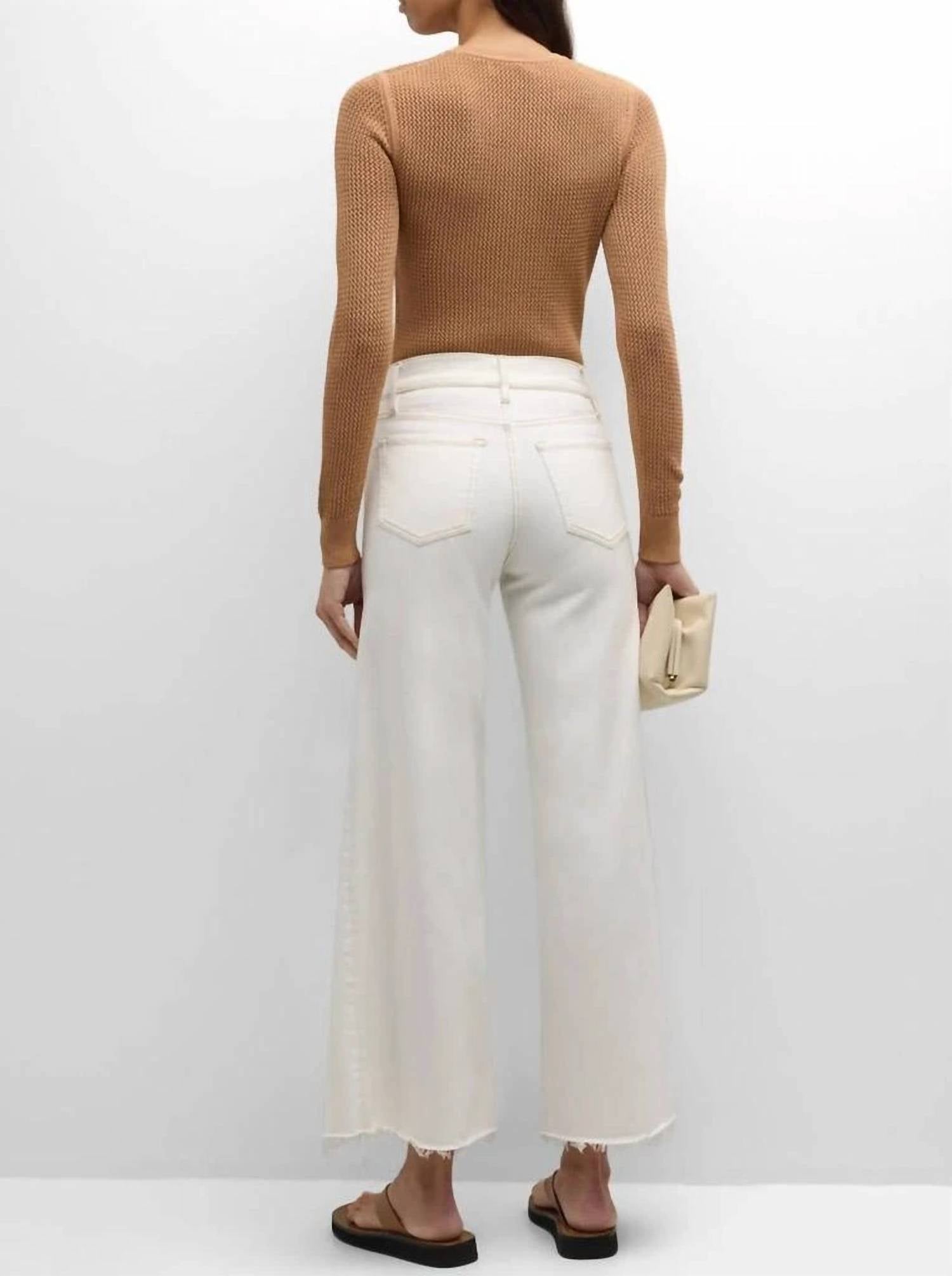 Frame - Le Palazzo Crop Wide Leg Pants