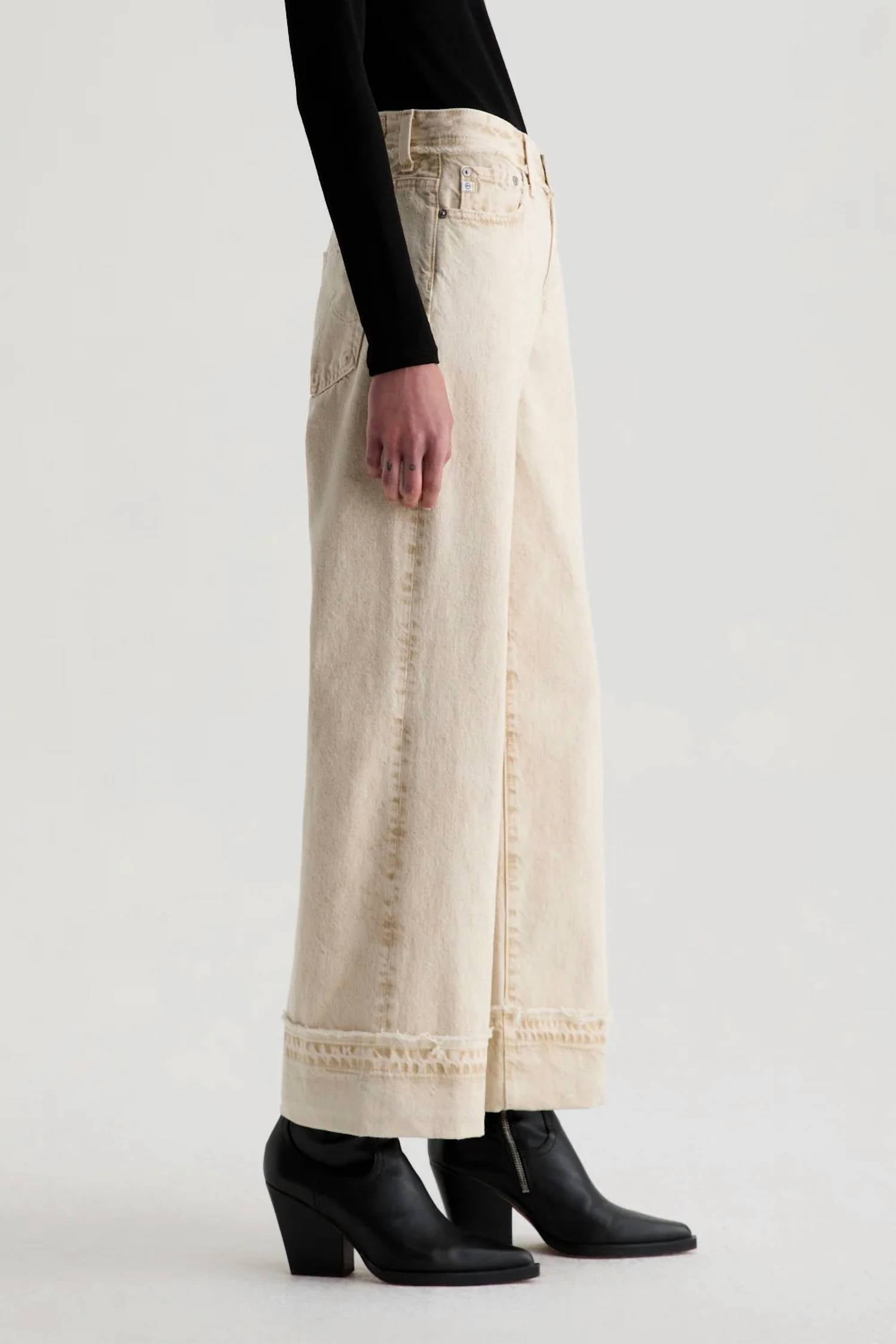 Ag Jeans - Saige Wide Leg Crop Jeans