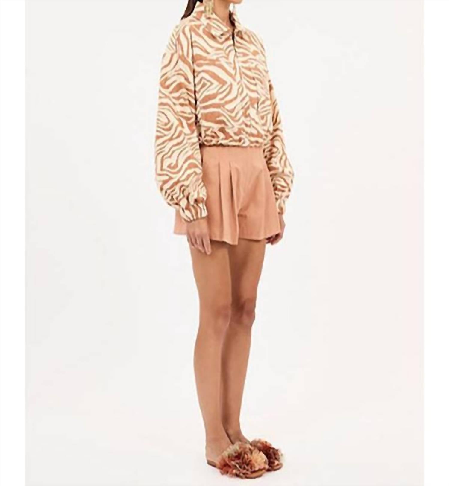 Ulla Johnson Women's Ariele Jacket in gazelle - women's jacket - alternate view