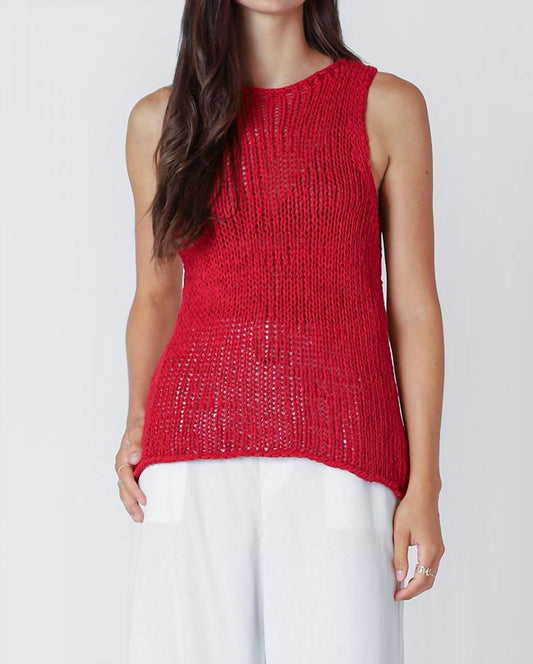 Dex - Open Knit Tank Top