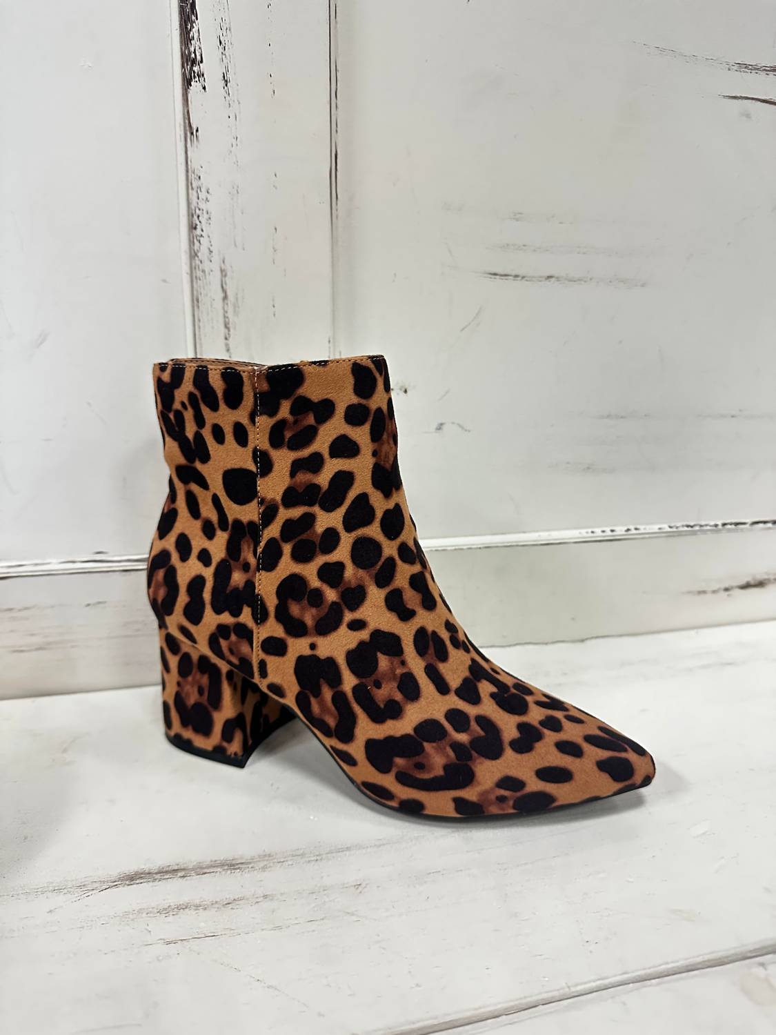 Bamboo - Leopard Print Booties