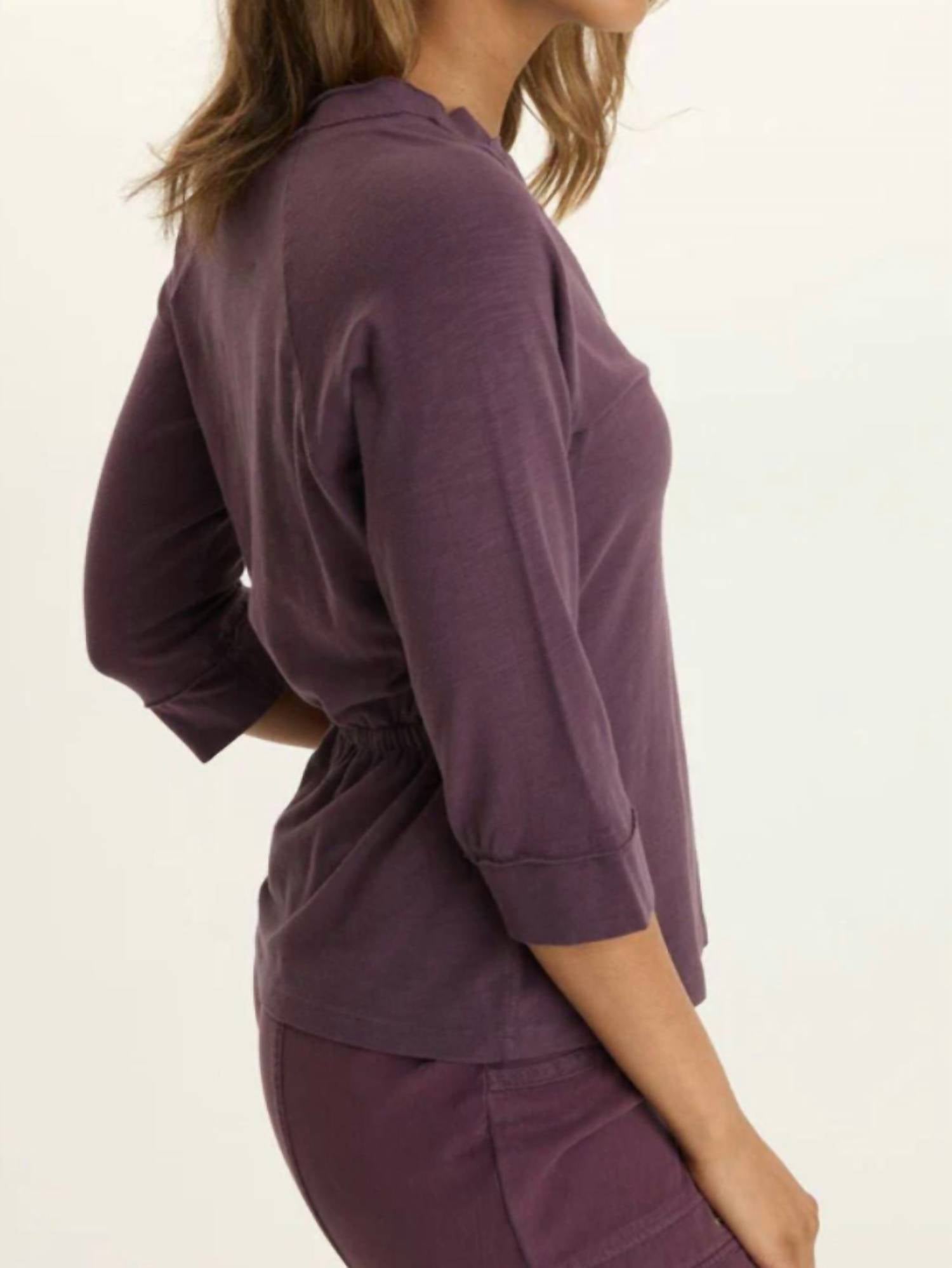 Wearables - Angelo Stretch Jersey V Neck Top