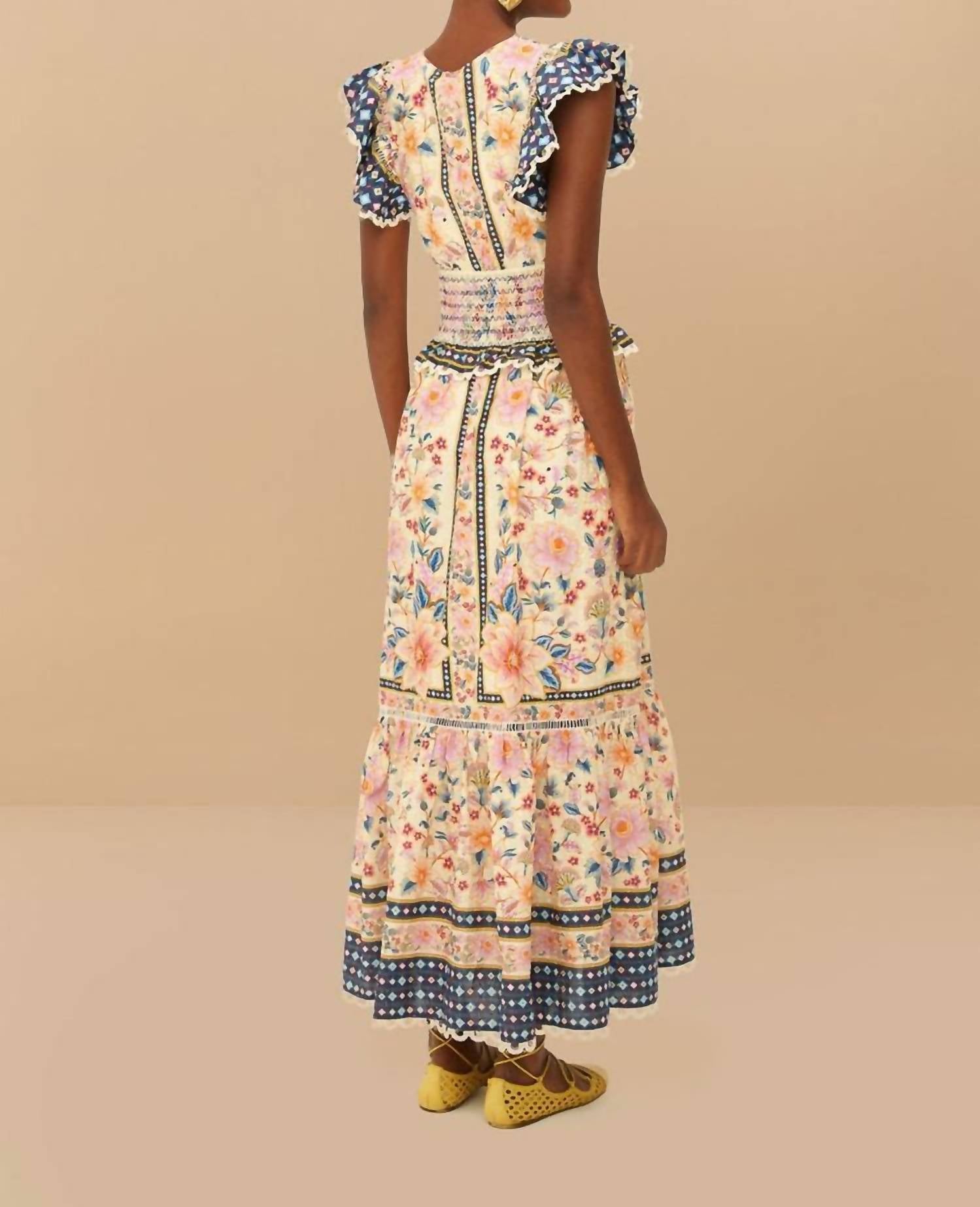 Farm Rio - Superbloom Tapestry Maxi Dress