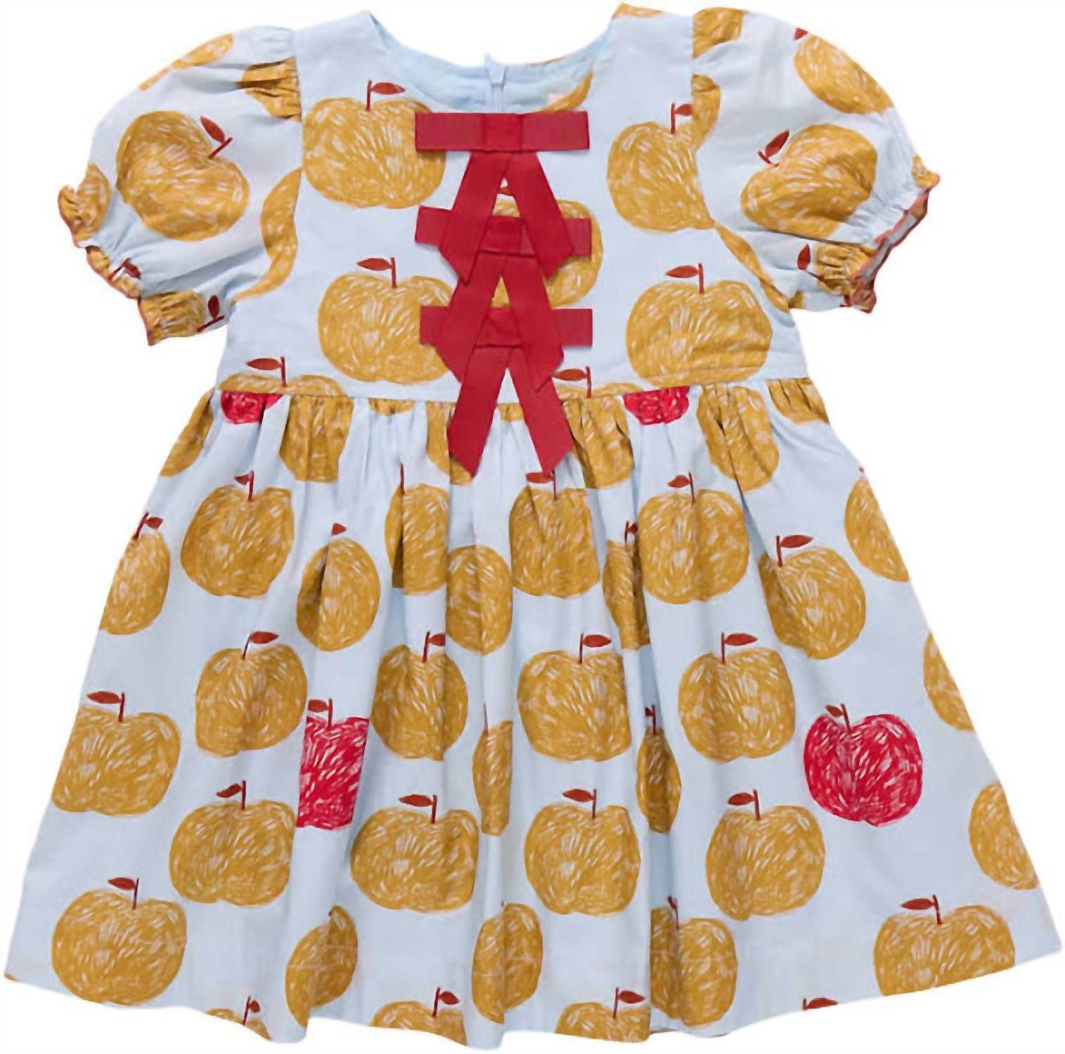 Pink Chicken - Girls' Hermione Gold Apples Dress