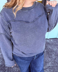 Easel - Mineral Washed Terry Pullover