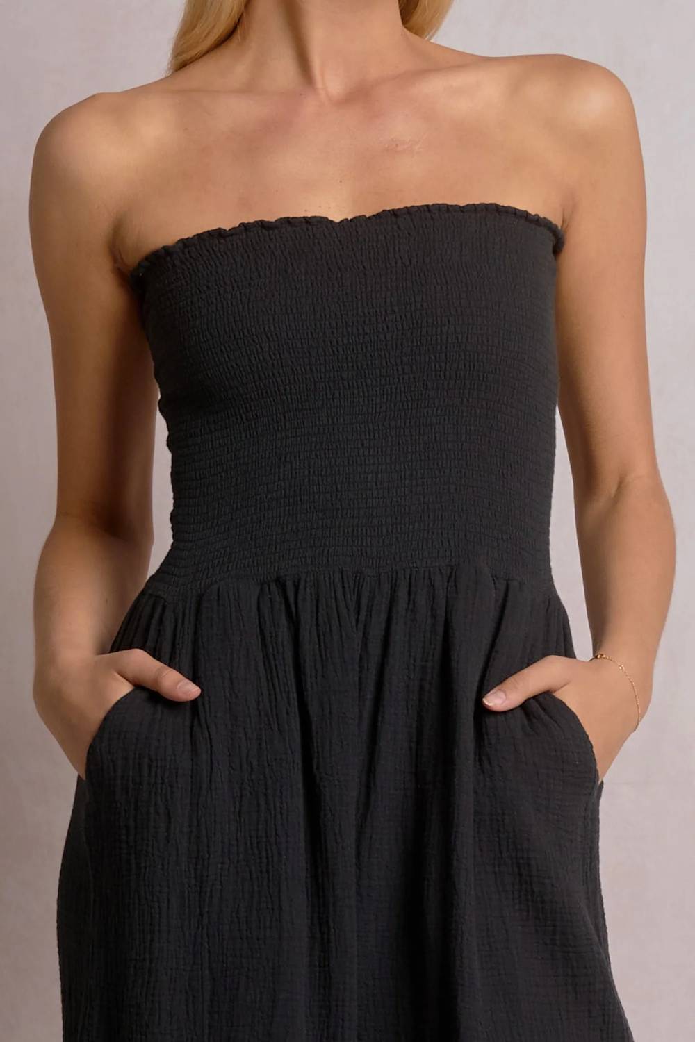 Elan - Dominca Strapless Jumpsuit