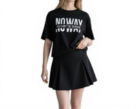 Ambar - No Way Printed Relaxed Fit T-shirt