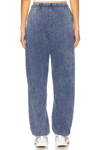 BOYS LIE Stitch Me Up Kimmy Pants in blue - women's pants - detail view