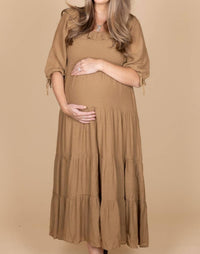 Wishlist - Maggie Ruffle Midi Dress