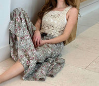 The Fox And The Mermaid - Radha Block Printed Cotton Maxi Skirt