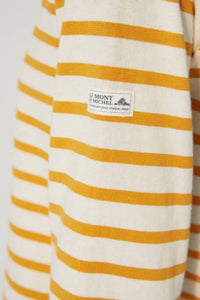 Le Mont Saint Michel Women's Tilda Mariniere Tee in spice - women's long sleeve top - detail view