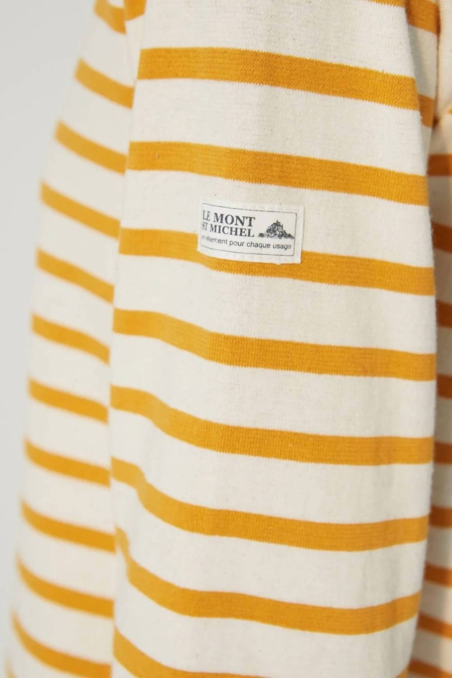 Le Mont Saint Michel Women's Tilda Mariniere Tee in spice - women's long sleeve top - detail view
