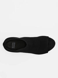 Eileen Fisher - Women's Croft Stretch Open Toe Block Heels