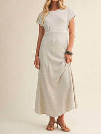 Mustard Seed - Chevron Pinstripe Dress