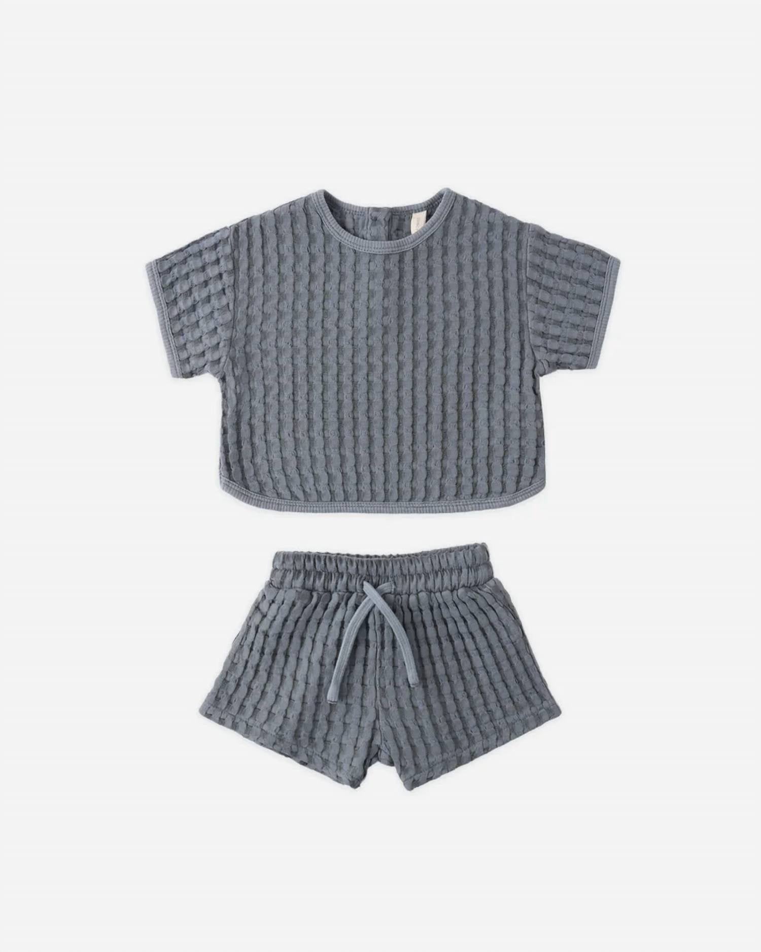 Quincy Mae - Jayden Short Sleeve Tee And Short Set