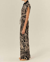 Exquise - Tailored Linen Palazzo Pant