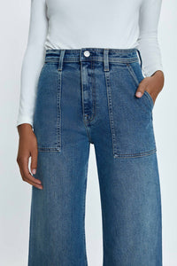 Pistola - Penny Utility High Rise Wide Leg Jeans