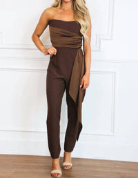 Luxxel - Marina Strapless Jumpsuit