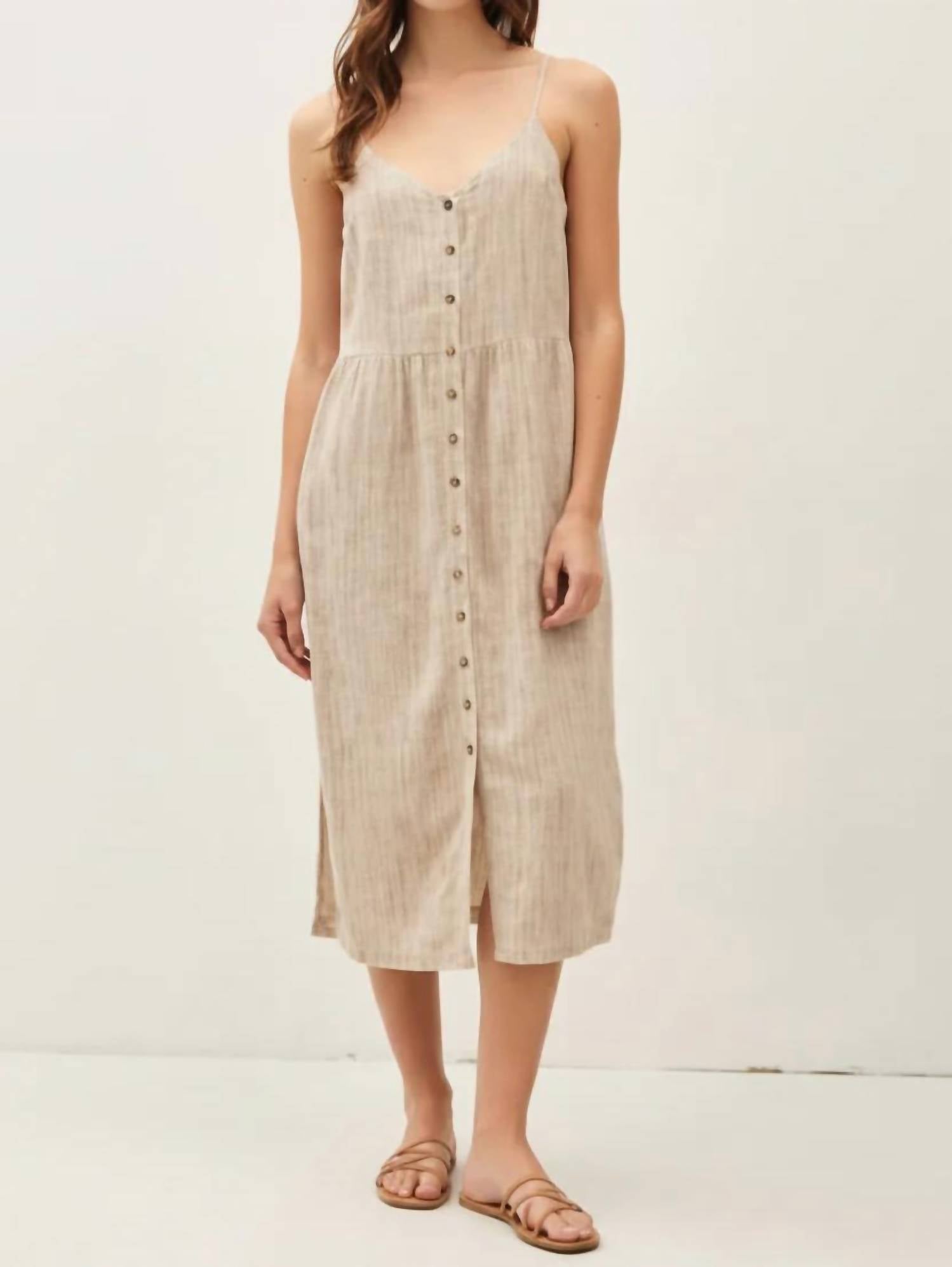 Be Cool - Button Up Tank Dress