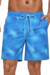 Marina Threads - Palm Tree Retro Swim Trunks