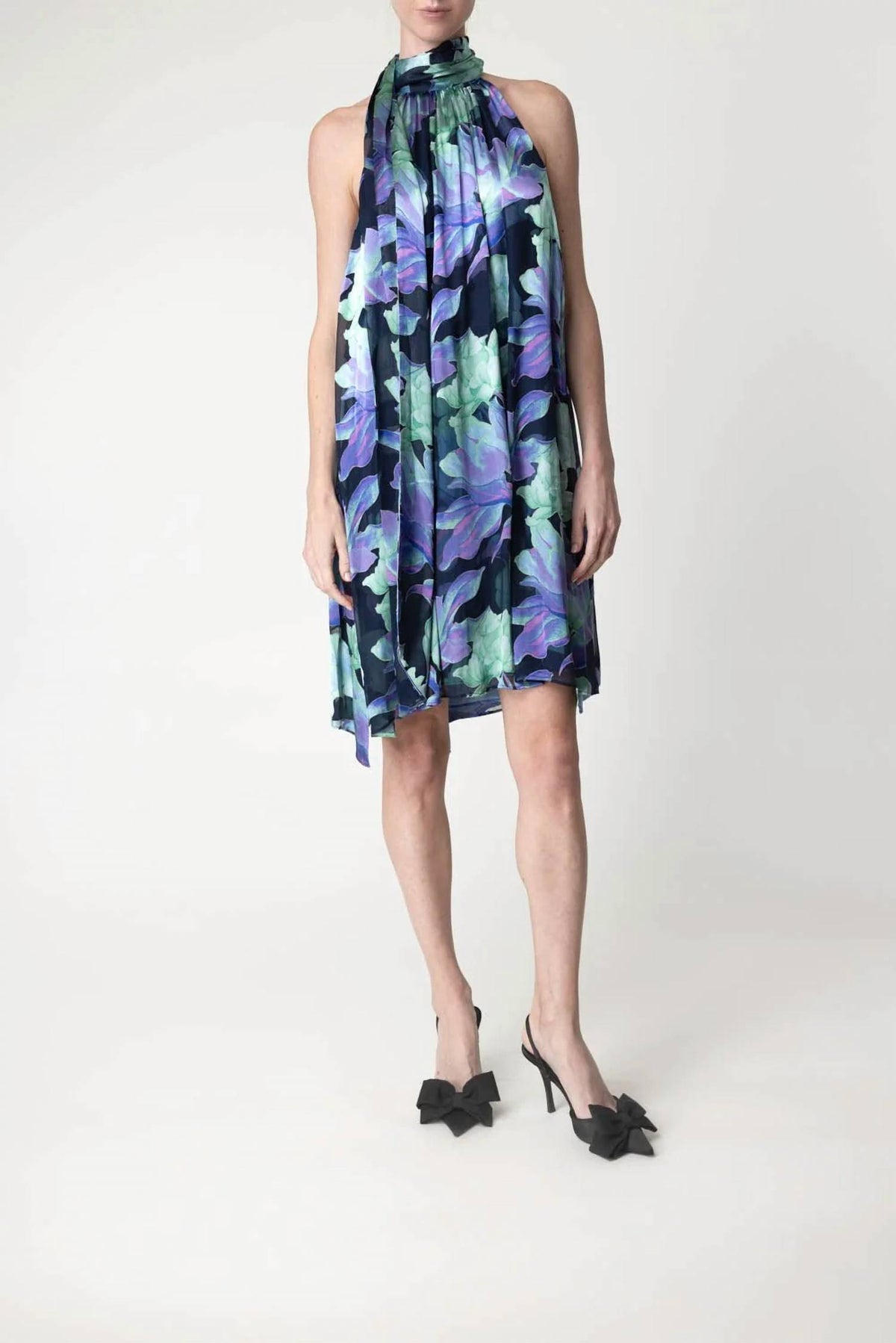 Christy Lynn - Rosa Silk Short Dress