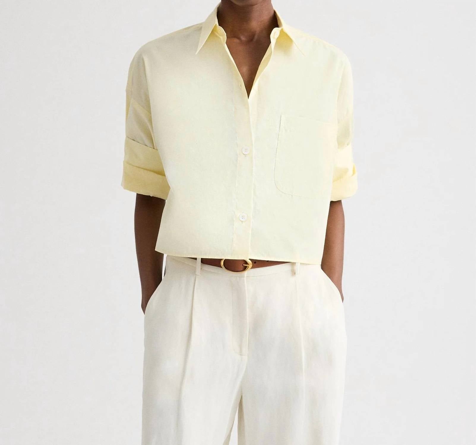 Twp - Next Ex Cropped Shirt