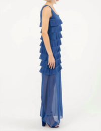 Isle By Melis Kozan - Mesh Maxi Cha Cha Dress