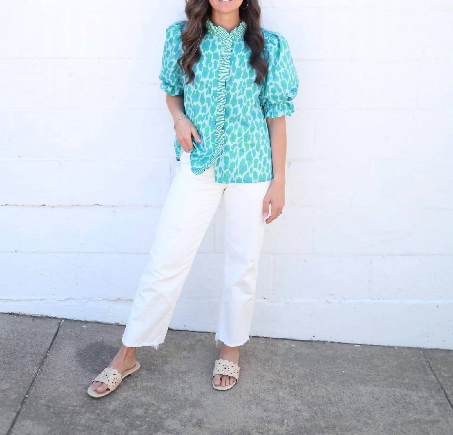 Entro - Luca Leopard Blouse