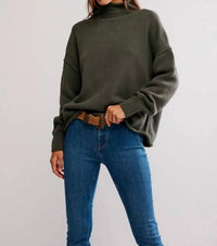 Free People - Torres Roll Neck Pullover Sweater