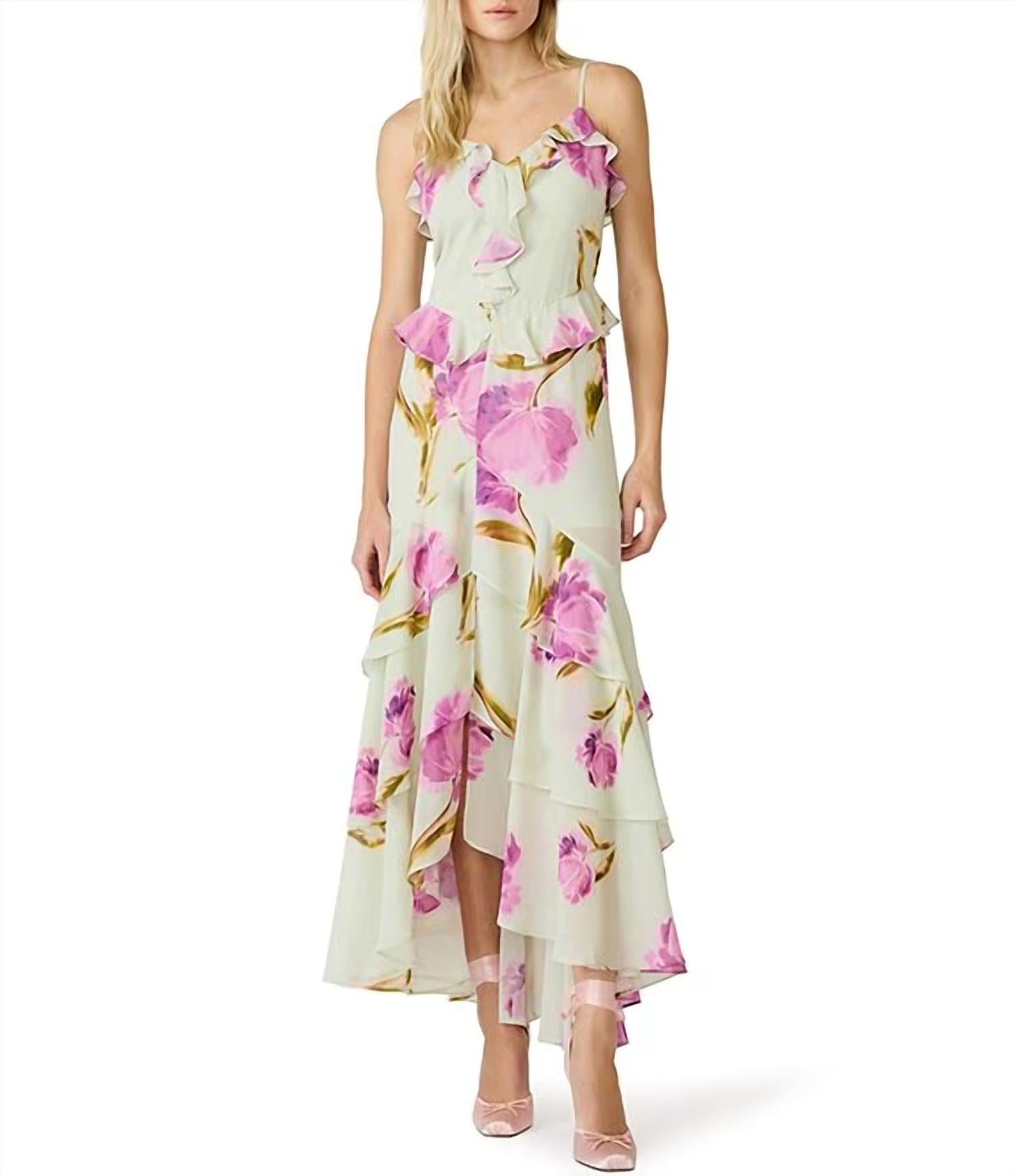 Steve Madden - Ciara Floral Print Ruffle Dress